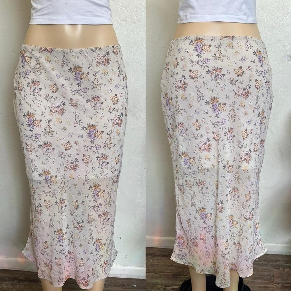 Wild Fable Floral Midi Skirt